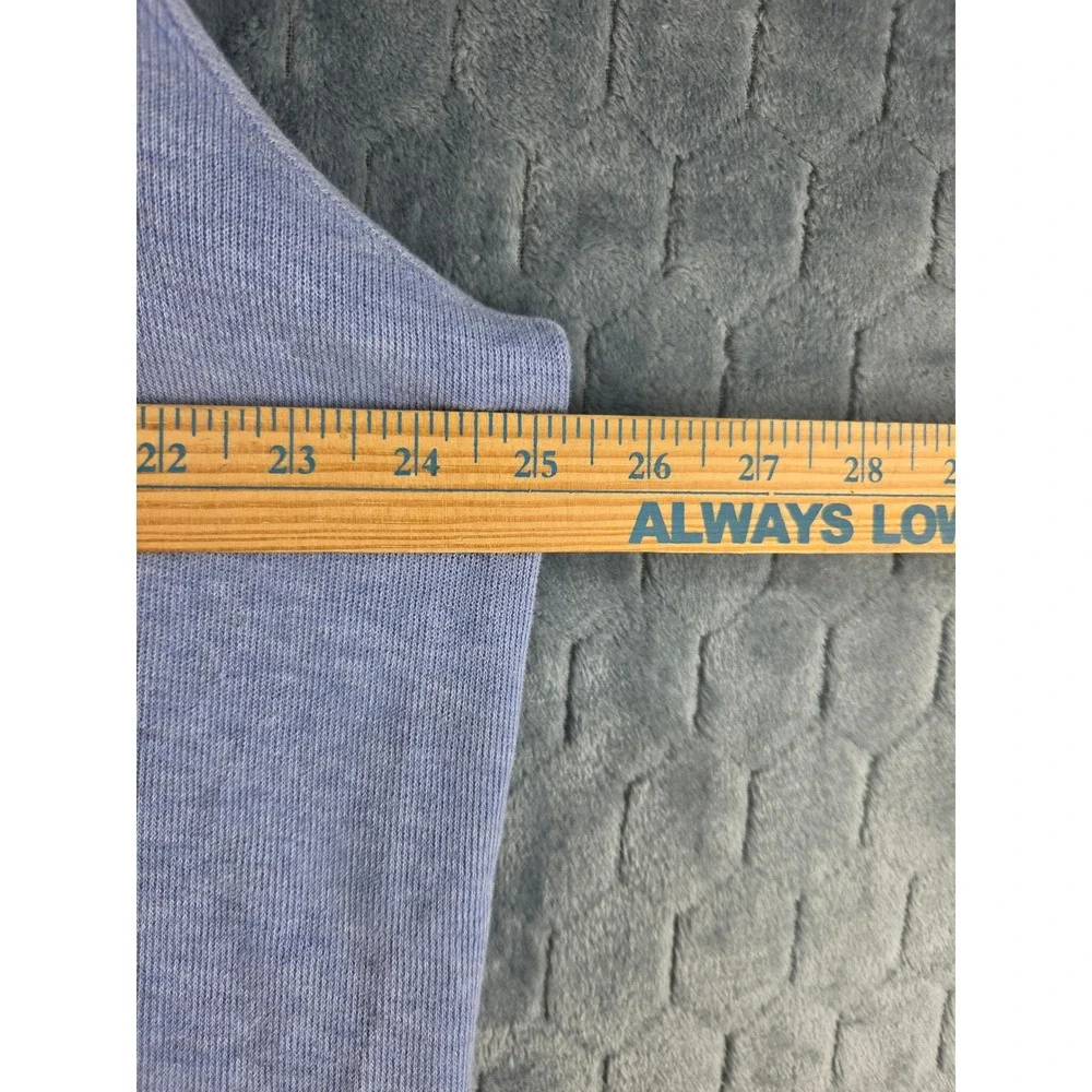 Polo Ralph Lauren Mens XL Estate Rib Quarter Zip Pullover Light Blue Heather